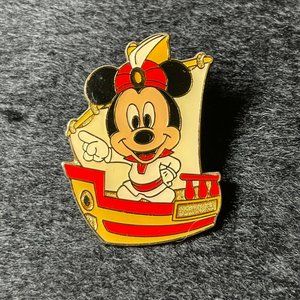 Aladdin Prize Mickey Tokyo Disney Land Sea Resort‎ TDL TDS Pin Japan